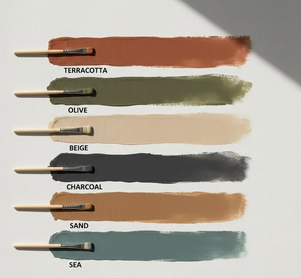 Decozie 2026_Wall paint color palette
